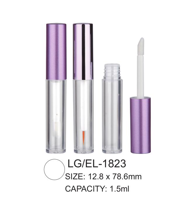 Plastik Kosmetik Bulat Lipgloss/Eyeliner Container LG/EL-1823