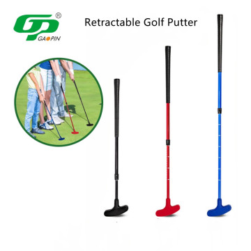 Zatáhnutelný golfový putter dvojitá postranní nastavitelný golfový putter