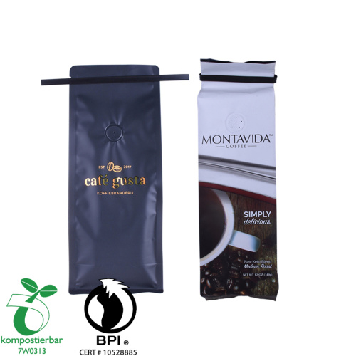 Eco friendly gusset 250g coffee powder valve bag