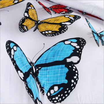 Custom printed cotton bed sheet fabric