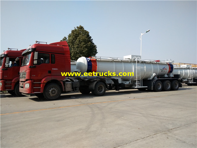 21ton Sulfuric Acid Delivery Tank Trailers