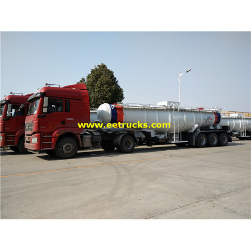 19m3 21ton Sulfuric axit phân phối xe tăng Trailers