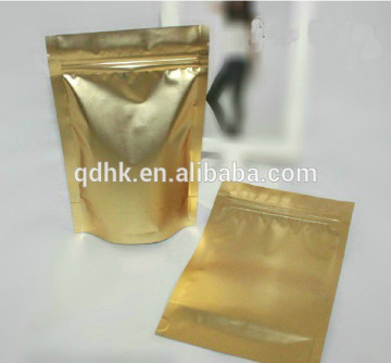 Gold aluminum foil plastic coffee packing bag