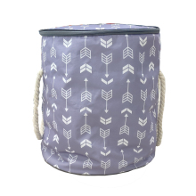 Canvas Map Rug with Toy Storage Bag for Kids