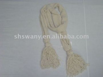 cotton scarf with embroidered 01