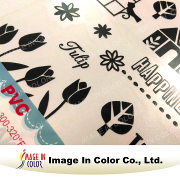 Sticky PVC thermo transfer vinyl