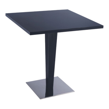 Wood Top Squard Bar Table