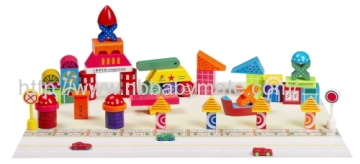 45pcs Amusement Part Plastic Building Blocks?