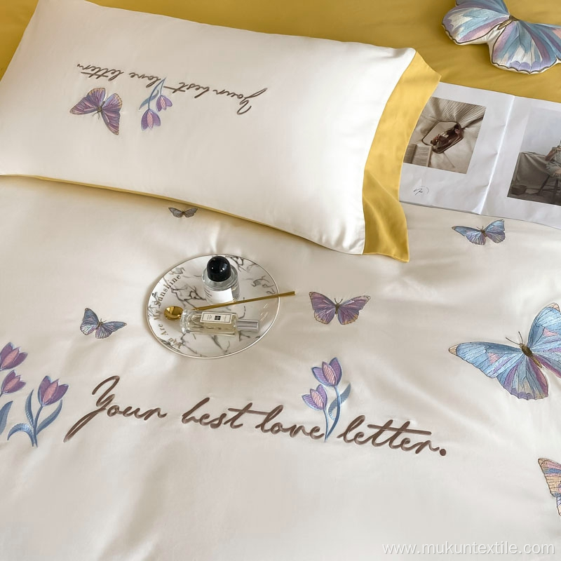 Luxury Queen Hotel Collection Bedding Set 100% Cotton