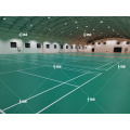 Tapis de sol synthétique Enlio Green pour terrain de badminton Shuttle