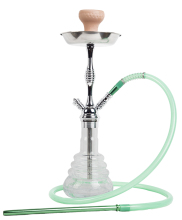 woyu glass smoke pipe chicha narguile hookah with coal bowl
