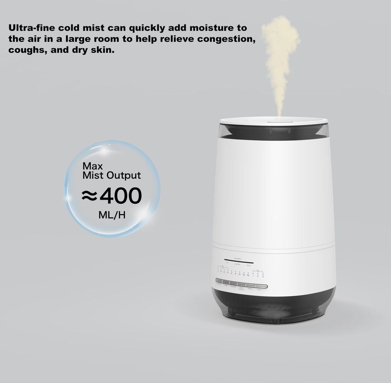 HTJ-2303A humidifier mist output HTJ-2303A humidifier mist output
