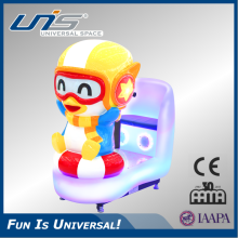 UNIS children love kiddie ride with video game - Penguin game kiddie ride