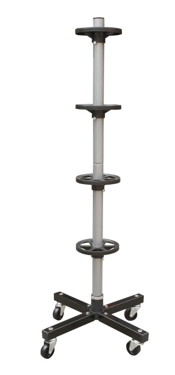 Tire Stand with Wheels Without Brake