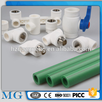 wholesale green polypropylene pipe competitive ppr pipe 20mm160mm green ppr pipe fittings