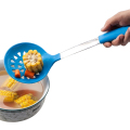 Utensílios de cozinha de silicone com aço inoxidável 304