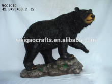 New garden decoration polyresin black bear