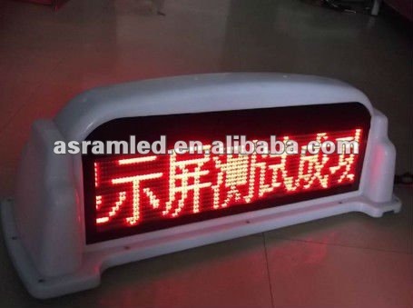 taxi top advertising led light