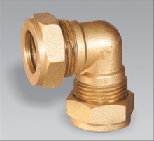 Brass 90' Compression Elbow