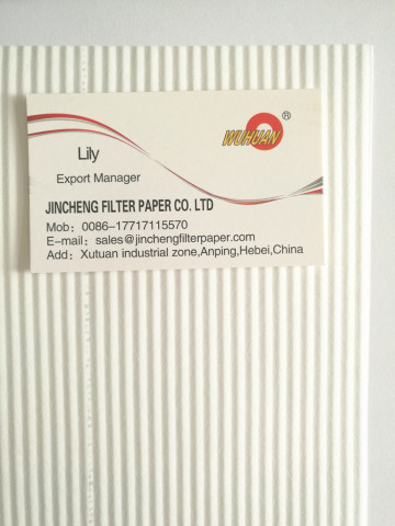 Heavy duty bus air filter paper