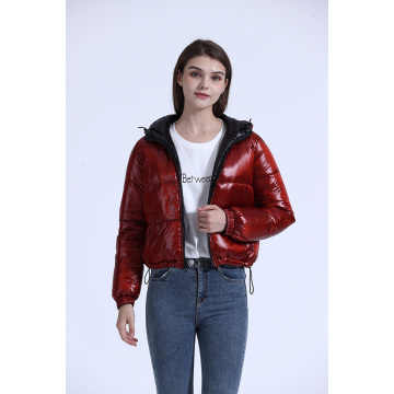 two colors contrast fashion ladies` short jacket