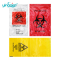 Patología Side Gusset Bolsas de biohazard de espécimen de plástico transparente