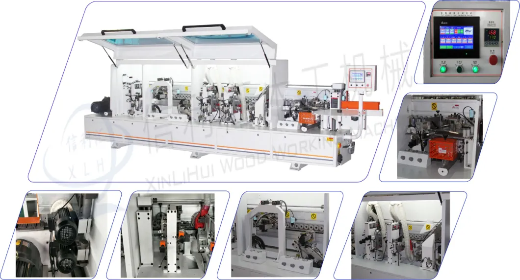 Edge Banding Machine Banding for Kitchen and Wardrobe Shutters, Carcasses and Doors Edge Banding From All The Four Sides.