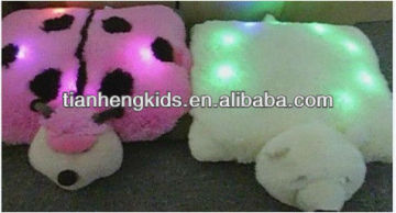 lighting led plush animal pillow