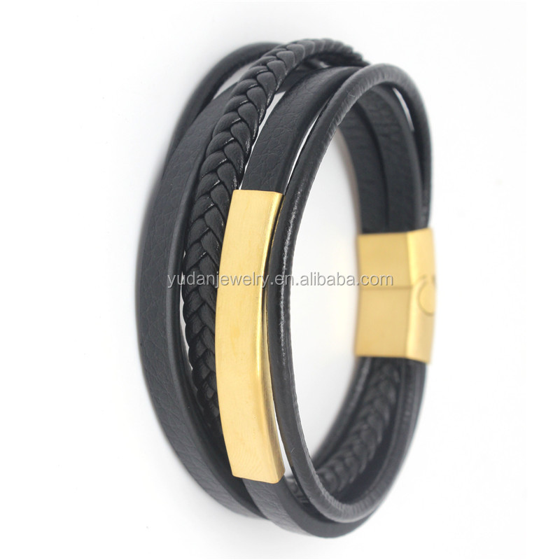 2019 New Fashion Jewelry Luxury Leather Bracelet