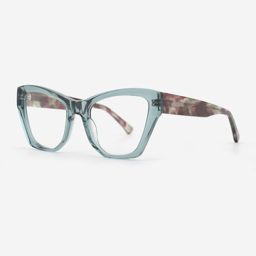 Bevelling Cat eye Acetate Female Optical Frames 23A3184