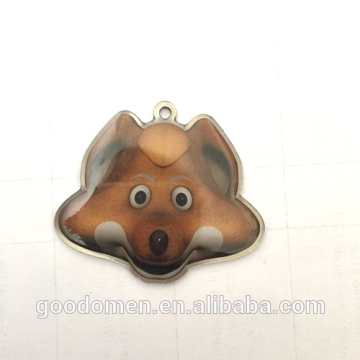 promotional metal dog tag/custom shape dog tag/animal shape metal tag