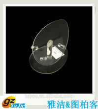 hear-shape clear acrylic display stand for cellphone