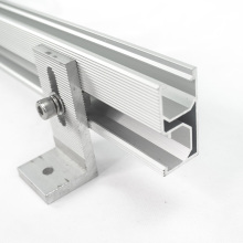 U-Shaped Mini Rail Solar Aluminum Mounting Racks for Mono Solar Panels