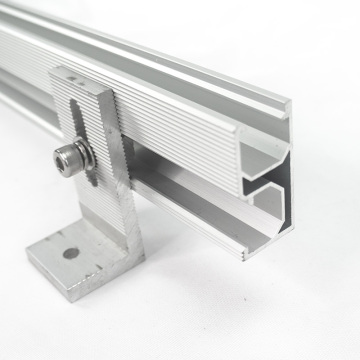 U-Shaped Mini Rail Solar Aluminum Mounting Racks for Mono Solar Panels