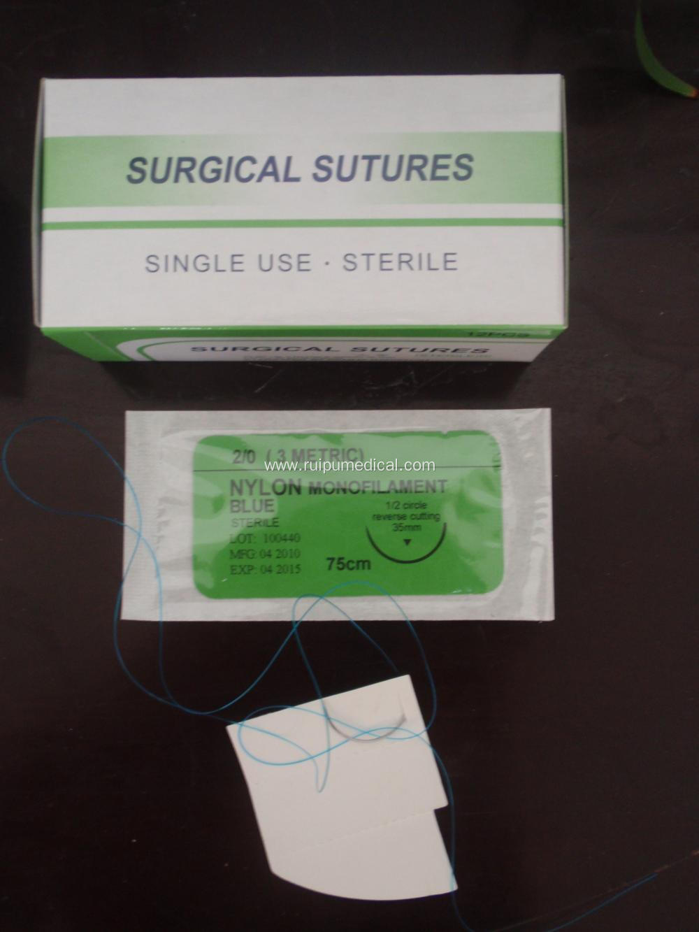 Disposable Nonabsorbable Surgical Nylon Monofilament Suture
