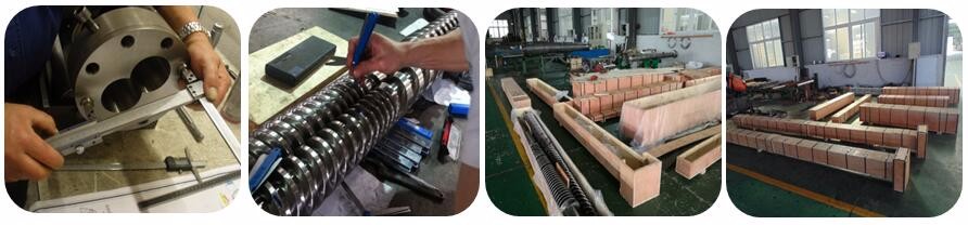 Plastic Machinery Film Blow Molding Extruder Replacement Parts Single Screw Barrel /Screw for Film Extrusion Machine