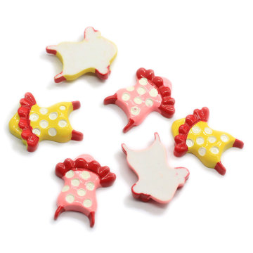 New Arrived Kawaii Resin Cabochon Girls Bathing Suit Dots Women Swimwear Flatback Charms Diy Decoration Bracelet Bag Ornament