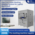 Semi-enclosed 3 in 1 MOPA Fiber Lasers Marking Machine for Three Sides Marking & Ablation