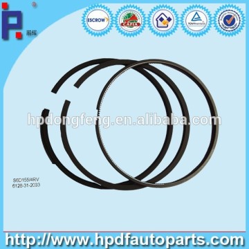 Engine parts S6D155 piston ring 6218-31-2033 for S6D155 diesel engine