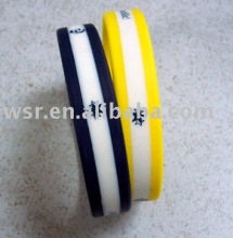 laser print silicone rubber wristband