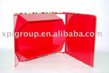 rigid cardboard foldable/collapsible/flat shipping gift box with double-sided stickers to help box form in good shape