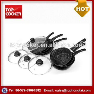 Aluminum Forged Marble Coating Cookware Set