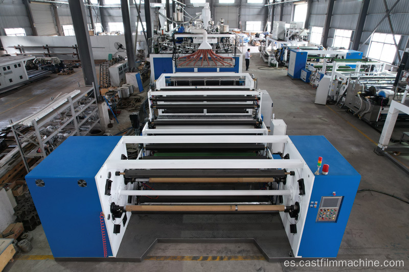 CPE Lamination Flat Film Máquina de extrusión de plástico