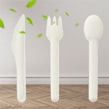Biodegradable Sugarcane Flatware Fork Knife Spoon Cutlery