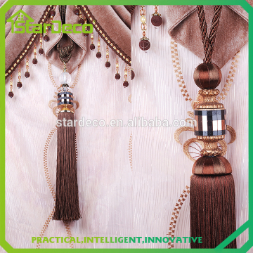 A0208 Fancy curtain tassel tieback, new design crystal decorative curtain tassel