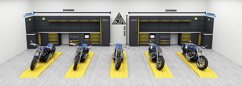 Repair Station Tool Cabinets Combination OEM Customized Garage Storage Workstation Tool Solution