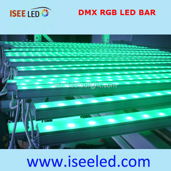 DMX RGB SMD5050 LED Pixel barra programagarria