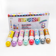 Shiny Non-Toxic 8 Colors Dot Markers for Bingo Game and Graffiti