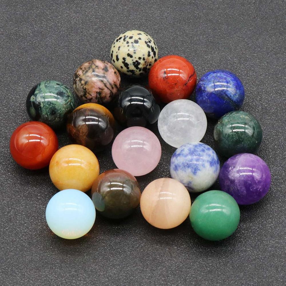 Boules de chakra rhodochroose de 20 mm pour le soulagement du stress Méditation Équilibrant la décoration de la maison Balques Crystal sphères polies