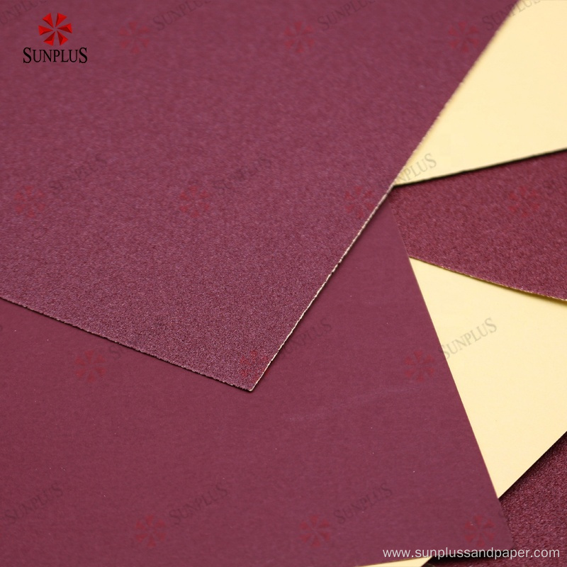 P60-2000 Auto Abrasive Aluminum Red Sandpaper Sheet